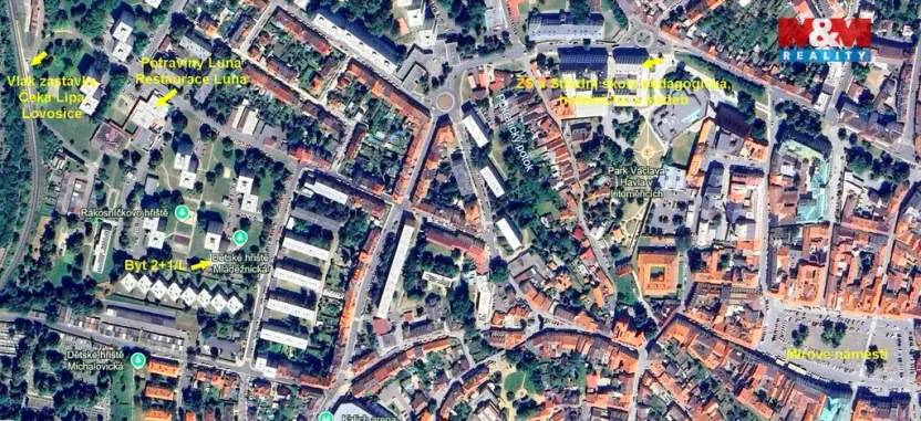 Pronájem bytu 2+1, Litoměřice - Předměstí, Družstevní, 53 m2