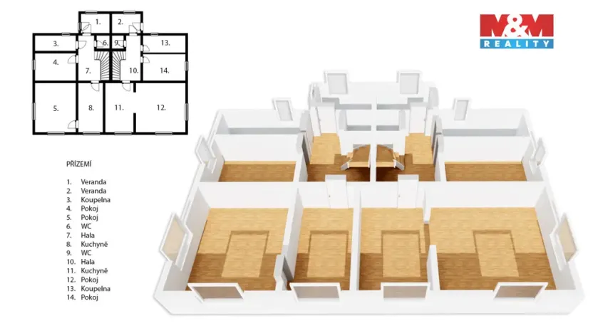 Prodej rodinného domu, Hradec Králové - Malšovice, Na Hrázce, 232 m2