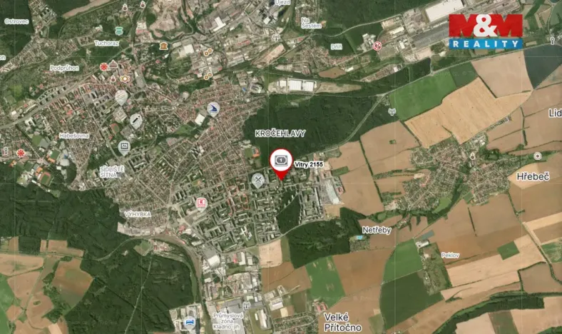 Prodej bytu 3+1, Kladno - Kročehlavy, Vitry, 72 m2