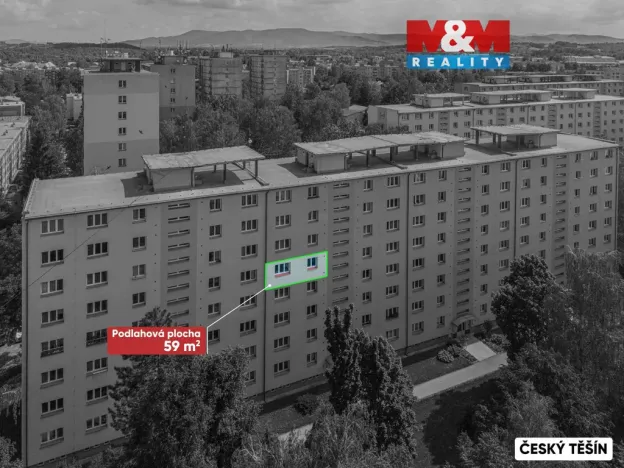 Prodej bytu 2+1, Český Těšín, Slezská, 59 m2