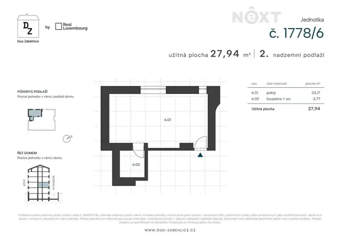 Prodej kanceláře, Praha - Záběhlice, U zákrutu, 28 m2