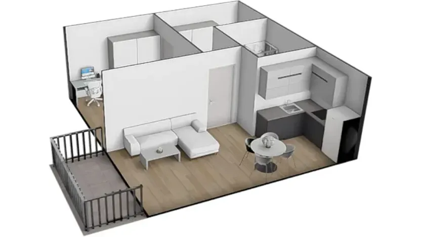 Pronájem bytu 2+kk, Brno, třída Generála Píky, 56 m2