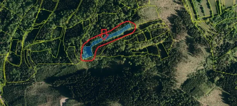 Prodej lesa, Zděchov, 5729 m2