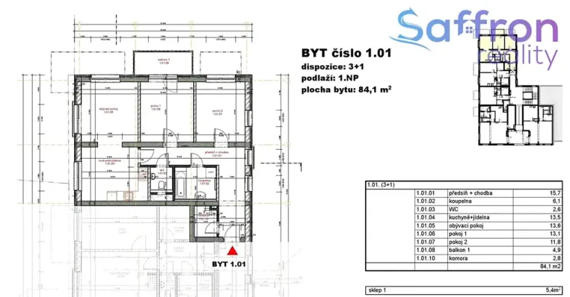 Prodej bytu 3+kk, Plzeň, 28. října, 84 m2