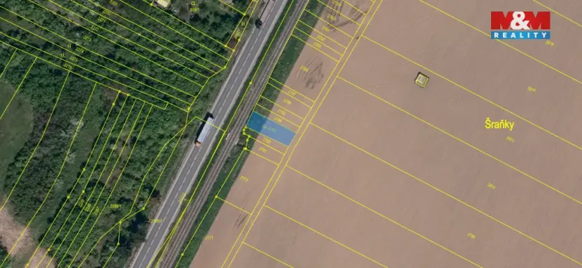 Prodej pole, Uherský Brod, 572 m2