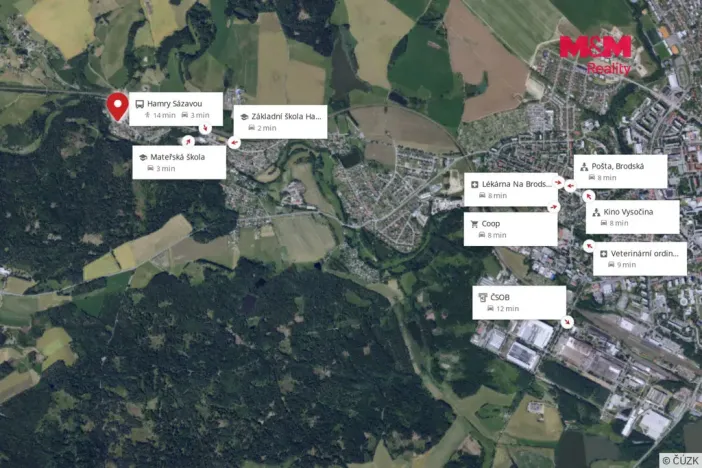 Prodej ubytování, Hamry nad Sázavou - Najdek, 716 m2