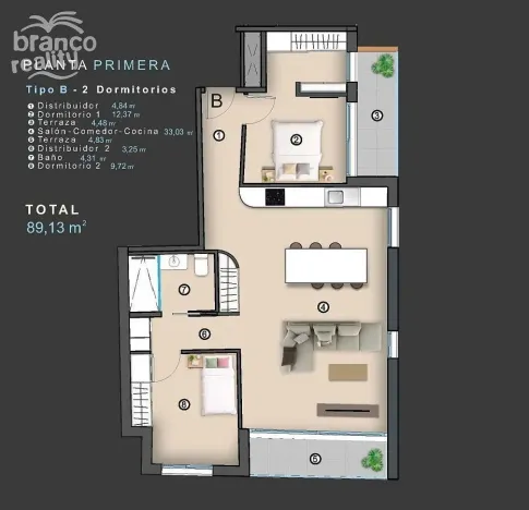 Prodej bytu 3+kk, Torrevieja, Alicante, Španělsko, 79 m2