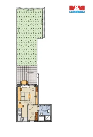 Prodej bytu 1+kk, Praha, Svitákova, 30 m2