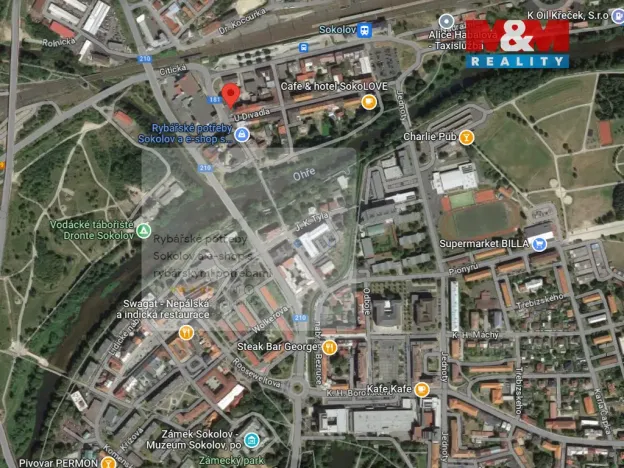 Pronájem bytu 1+1, Sokolov, Nádražní, 48 m2
