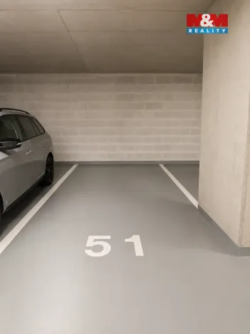 Prodej garážového stání, Praha - Čakovice, Bermanova, 19 m2