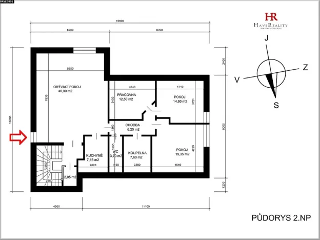 Pronájem rodinného domu, Bystřice, 388 m2