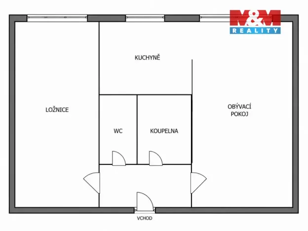 Prodej bytu 2+1, Ústí nad Labem - Bukov, Dukelských hrdinů, 52 m2