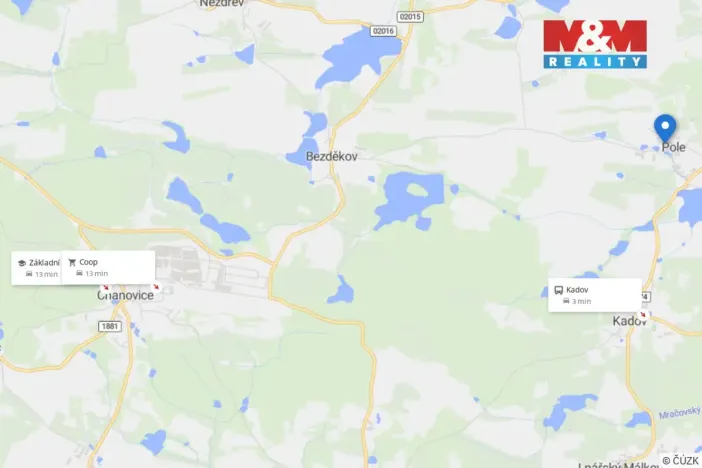 Prodej rodinného domu, Kadov - Pole, 90 m2