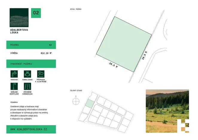 Prodej pozemku pro bydlení, Horní Planá, 812 m2
