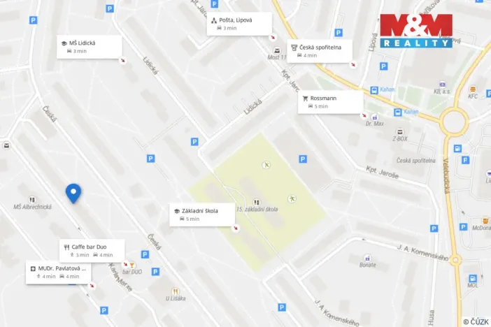 Pronájem bytu 3+1, Most, Albrechtická, 75 m2
