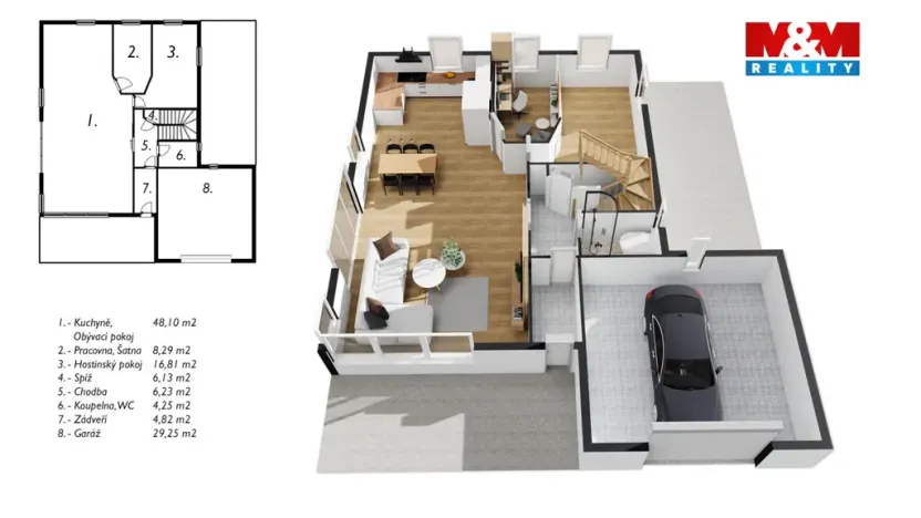Prodej rodinného domu, Mořina, 240 m2