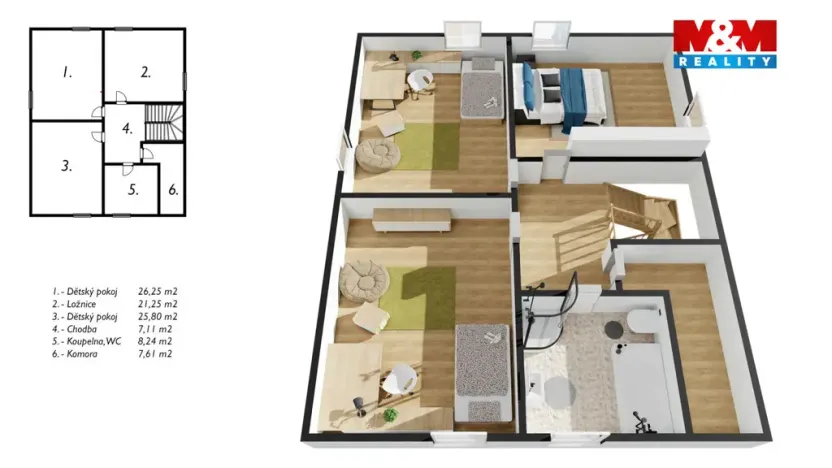 Prodej rodinného domu, Mořina, 240 m2