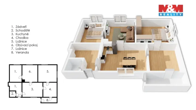 Prodej rodinného domu, Hořice - Chvalina, 82 m2