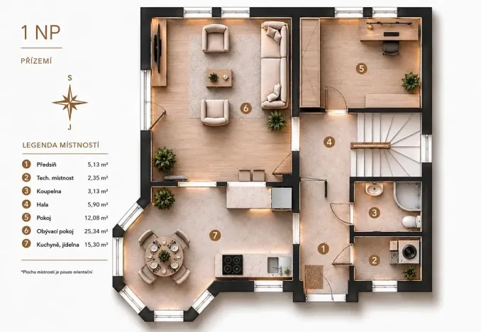 Prodej rodinného domu, Moravany, 140 m2
