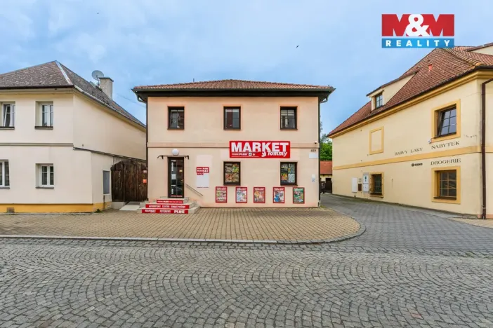Pronájem obchodního prostoru, Bor, náměstí Republiky, 85 m2