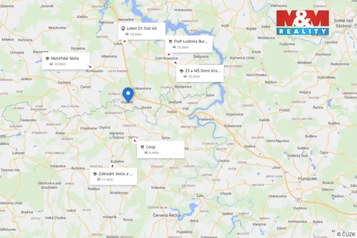 Prodej bytu 3+1, Studený, 70 m2