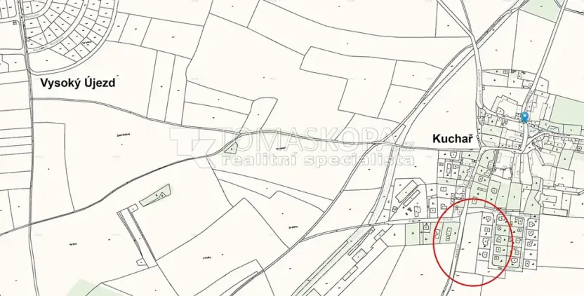 Prodej pozemku pro bydlení, Vysoký Újezd, 6994 m2