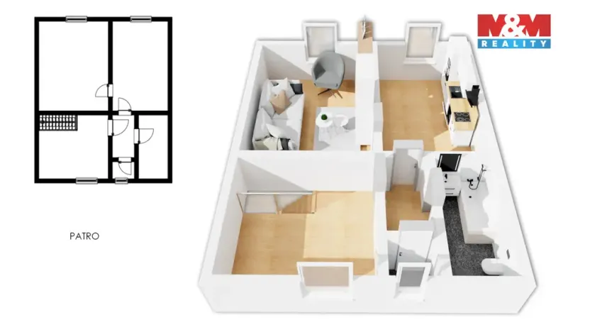 Prodej rodinného domu, Rožmitál na Šumavě, 100 m2