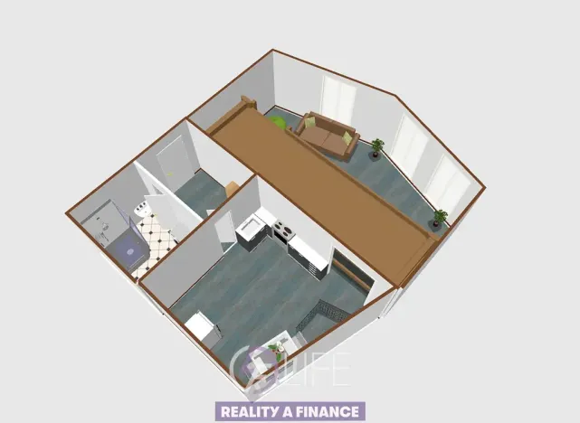 Pronájem bytu 2+1, Vrchlabí, Nádražní, 50 m2