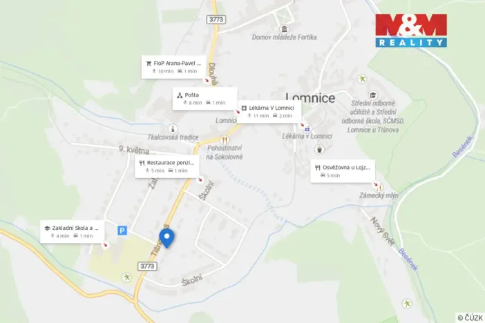 Pronájem bytu 3+1, Lomnice, Tišnovská, 80 m2