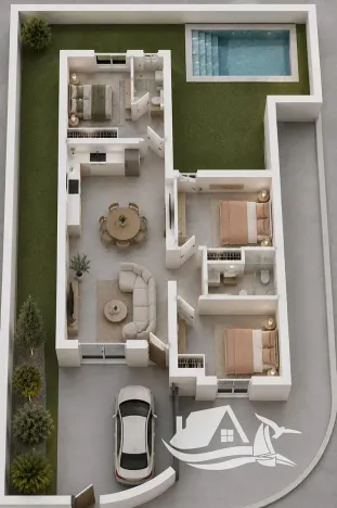 Prodej bytu 4+kk, Mazarrón, Španělsko, 60 m2