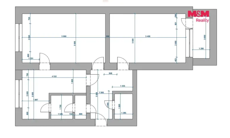 Prodej bytu 2+1, Desná - Desná II, Poštovní, 66 m2