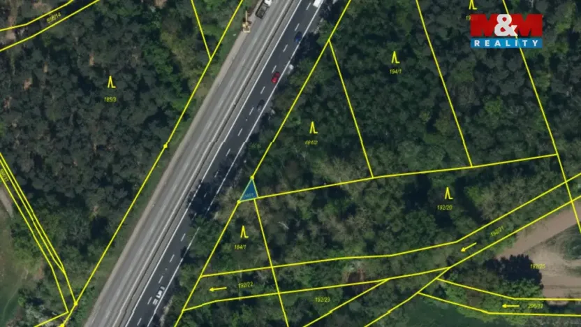 Prodej lesa, Pardubice - Trnová, 3361 m2