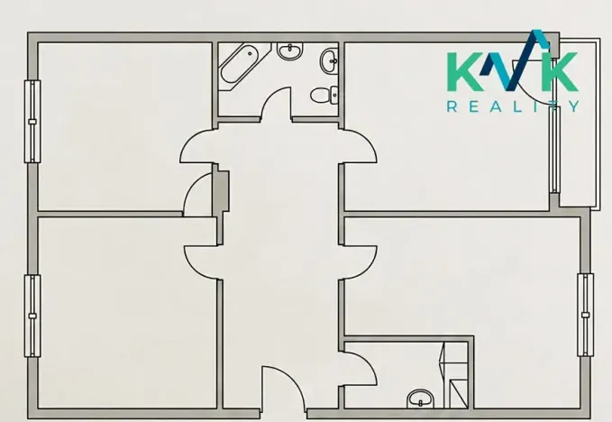 Prodej bytu 3+1, Cheb, Valdštejnova, 85 m2