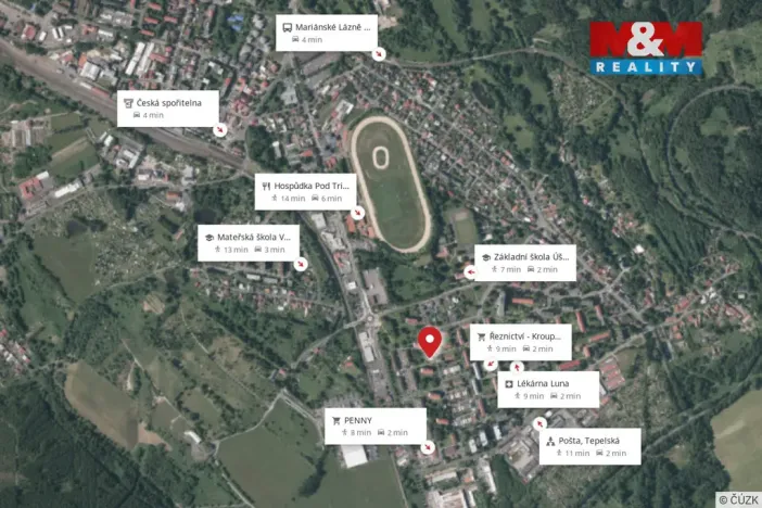 Prodej bytu 2+1, Mariánské Lázně - Úšovice, Kubelíkova, 70 m2