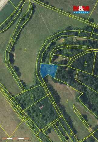 Prodej zahrady, Bechlín - Předonín, 625 m2