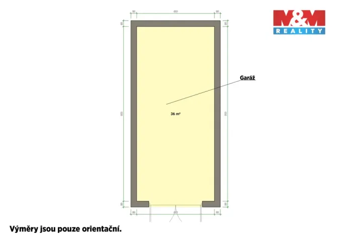 Pronájem garáže, Planá, 36 m2