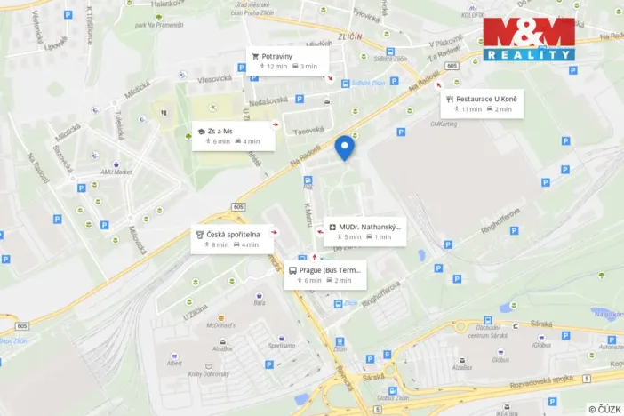 Pronájem bytu 2+kk, Praha, U Radosti, 58 m2