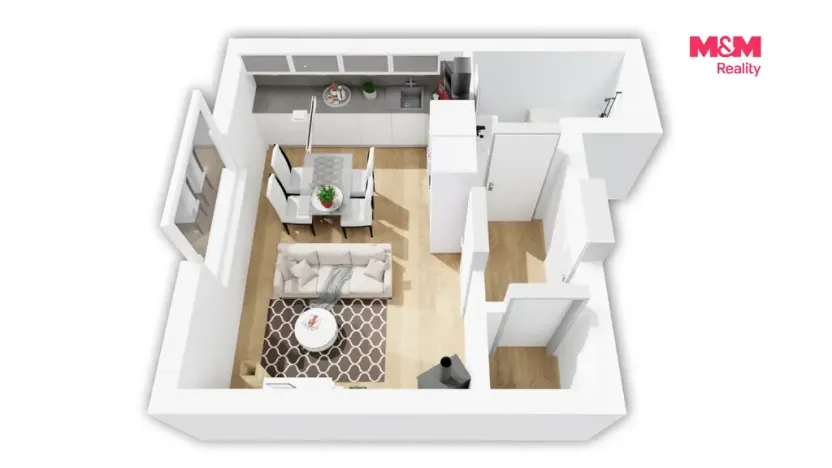 Prodej bytu 1+kk, Kralovice, Na Palcátech, 28 m2