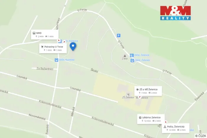 Pronájem bytu 1+1, Děčín - Děčín VI-Letná, Školní, 35 m2