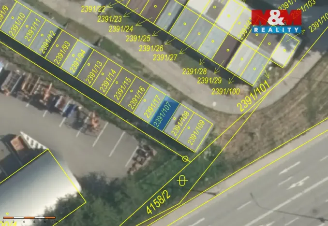 Prodej pozemku, Jindřichův Hradec - Jindřichův Hradec III, 20 m2