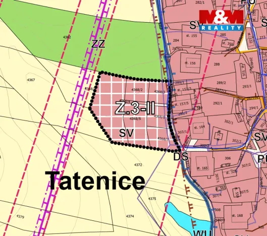Prodej pozemku pro bydlení, Tatenice, 10781 m2