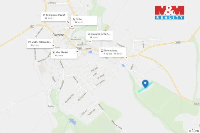 Prodej pozemku pro bydlení, Škvorec, Na Pazderně, 3136 m2