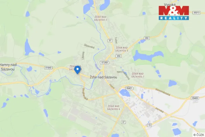 Prodej bytu 2+1, Žďár nad Sázavou - Žďár nad Sázavou 3, Brodská, 48 m2