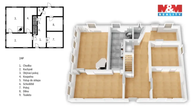 Prodej rodinného domu, Dolní Poustevna - Marketa, 140 m2