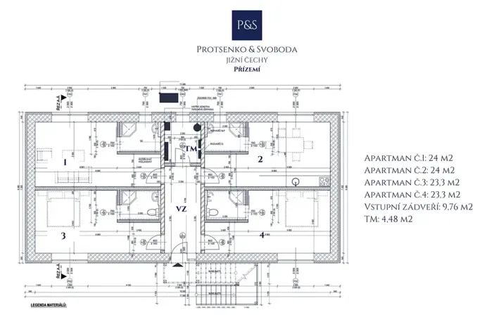 Prodej apartmánu, Frymburk, 218 m2