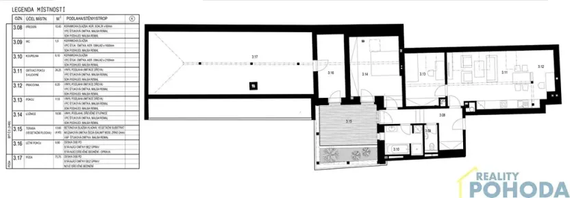 Pronájem bytu 3+kk, Vysoké Mýto, Fügnerova, 109 m2