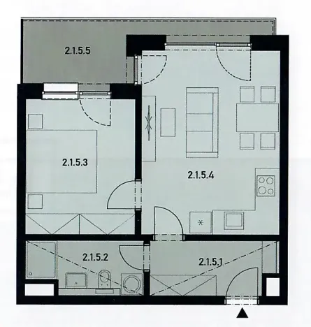 Prodej bytu 2+kk, Praha - Hlubočepy, Divíškové, 47 m2