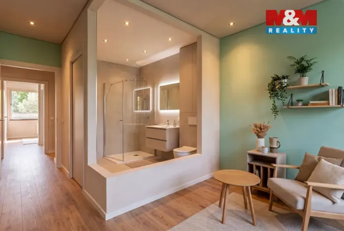 Prodej bytu 2+1, Doksy - Staré Splavy, Pod Borným, 44 m2