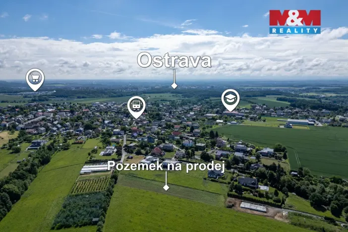 Prodej pozemku pro bydlení, Ostrava - Krásné Pole, 3152 m2
