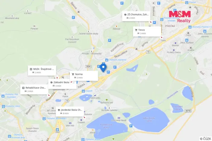 Prodej bytu 2+1, Chomutov, Kamenná, 59 m2